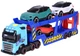 Transporter samochodowy Dickie Toys z 3 autkami ze światłem i dźwiękiem 40 cm (3747017) (4006333086595) - obraz 2