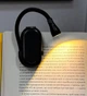 LED лампа, мини фонарик для чтения книг на зажиме, прищепке LJC-182 Черный (2120678) - изображение 2