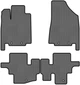 EVA коврики EVAtech в салон авто для Pathfinder (R52) 7 seats Nissan 2012-2021 4 поколения SUV USA Ромб Серый Черный кант (NS33250PVC4TL6RGB) - изображение 1