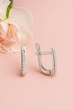 Серьги серебряные дорожка с фианитами Silver Style (20851.10 sku:2300104408183) - изображение 2
