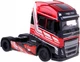 Ciągnik siodłowy Bburago Haulers Custom Cabs Steeet Fire Volvo FH16 750 1:43 Czerwony (4893993322039) - obraz 3