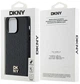 Etui DKNY Leather Pattern Metal Logo MagSafe do Apple iPhone 13/13 Pro Black (3666339261450) - obraz 8