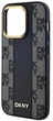 Etui DKNY Leather Checkered Mono Pattern MagSafe do Apple iPhone 13 Pro Max Black (3666339259785) - obraz 5