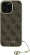 Etui Guess 4G Charms Collection do Apple iPhone 16 Pro Brown (GUHCP16LGF4GBR) - obraz 2