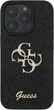 Etui Guess Fixed Glitter Big 4G do Apple iPhone 16 Pro Black (GUHCP16LHG4SGK) - obraz 2