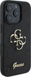 Etui Guess Fixed Glitter Big 4G do Apple iPhone 16 Pro Black (GUHCP16LHG4SGK) - obraz 4