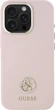 Etui Guess Silicone Logo Strass 4G do Apple iPhone 16 Pro Light Pink (GUHCP16LM4DGPP) - obraz 2