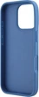 Etui Guess Leather Metal Logo Strass Crossbody do Apple iPhone 16 Pro Blue (GUHCP16LP4TDSCPB) - obraz 7