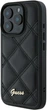 Etui Guess Quilted Metal Logo do Apple iPhone 16 Pro Black (GUHCP16LPSQSQSK) - obraz 3