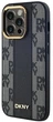 Etui DKNY Leather Checkered Mono Pattern MagSafe do Apple iPhone 14 Pro Black (3666339259815) - obraz 2