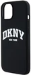 Etui DKNY Liquid Silicone White Printed Logo MagSafe do Apple iPhone 14 / 15 / 13 Black (3666339266653) - obraz 5