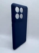 Чехол накладка Silicone Cover Full для Motorola Edge 60 Pro Темно-синий - изображение 2