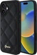 Панель Guess Quilted Metal Logo для Apple iPhone 16 Plus Black (GUHCP16MPSQSQSK) - зображення 1