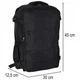 Рюкзак туристичний KIK багаж 45 x 30 см Чорний (5903039768369) - зображення 6