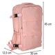 Рюкзак туристичний KIK багаж 45 x 30 см Рожевий (5903039768376) - зображення 7