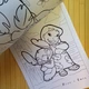 Раскраска Стич Stitch А4 код 25219 - изображение 3
