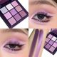 Тени Juju dream Purple charm 9 оттенков, матовые и сияющие текстуры, Фиолетовые - изображение 2