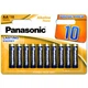Батарейка Panasonic LR06 Alkaline Power * 10 (m504797) - изображение 1
