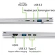 Ноутбук Acer Aspire 14 AI OLED A14-53M-76N0, Intel Core 7 256V до 4.8 ГГц, 14" WUXGA, 16 ГБ, SSD 1 ТБ, видеокарта Intel Arc 140V, Free Dos - изображение 10