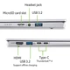 Ноутбук ACER Swift Go 14 OLED SFG14-74-5349, Intel Core Ultra 5 225H до 4.9GHz, 14" WUXGA, 16GB, SSD 512GB, Intel Arc 130T GPU, Windows 11 Home - изображение 10