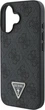 Панель Guess Leather Metal Logo Strass Crossbody для Apple iPhone 16 Black (GUHCP16SP4TDSCPK) - зображення 6
