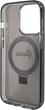 Панель Guess Ring Stand Script Glitter MagSafe для Apple iPhone 14 Pro Max Black (3666339156312) - зображення 7