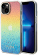 Etui Guess IML Faceted Mirror Disco Iridescent do Apple iPhone 13/14/15 Multicolor (3666339172312) - obraz 1