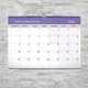Календарь-планер А3 настенный перекидной cиреневый 13 листов ENTERSTORE 42х29.7 см (art 250206) - изображение 2