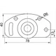 Ролик FAST меблевий для розсувної системи шафи купе Нижній (RL0246) - изображение 2