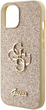 Etui plecki Guess Glitter Script Big 4G do Apple iPhone 13/14/15 Gold (3666339147785) - obraz 6
