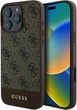 Etui Guess 4G Bottom Stripe do Apple iPhone 16 Pro Max Brown (GUHCP16XG4GLBR) - obraz 1