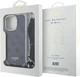 Панель Guess Crossbody Cord 4G Print для Apple iPhone 16 Pro Max Black (GUHCP16XHC4SEK) - зображення 8