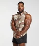 Спортивное худи без рукавов Gymshark Legacy Drop Arm Hoodie Slim Fit Cement Brown М - изображение 2