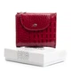 Женский компактный кожаный кошелек Dr.Bond серии Croco PR-250929-40982 красный - изображение 1