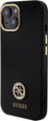 Etui Guess Silicone Logo Strass 4G do Apple iPhone 13/14/15 Black (3666339148485) - obraz 2