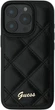 Панель Guess Quilted Metal Logo для Apple iPhone 16 Pro Max Black (GUHCP16XPSQSQSK) - зображення 2