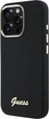 Панель Guess Silicone Script Metal Logo & Frame для Apple iPhone 16 Pro Max Black (GUHCP16XSMBSLK) - зображення 3