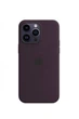 Чехол для iPhone 14 Pro Max силиконовый Soft-touch Silicone Case Full Size (AA) Elderberry - изображение 2