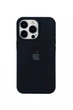 Чехол для iPhone 14 Pro Max силиконовый Soft-touch Silicone Case Full Size (AA) Black - изображение 2