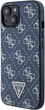 Панель Guess 4G Triangle Metal Logo для Apple iPhone 15 Plus/14 Plus Blue (GUHCP15MPG4GPB) - зображення 2