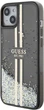 Панель Guess Liquid Glitter Gold Stripes для Apple iPhone 15 Plus/14 Plus Black (GUHCP15MLFCSEGK) - зображення 2