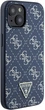 Панель Guess 4G Triangle Metal Logo для Apple iPhone 15 Plus/14 Plus Blue (GUHCP15MPG4GPB) - зображення 4