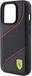 Etui Ferrari Perforated Waves Metal Logo do Apple iPhone 15 Pro Black (FEHCP15LPWAK) - obraz 6