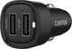 Автомобільний зарядний пристрій Canyon OnDrive 24 24W 2xUSB-A Black (CNE-CCABR2AA) - зображення 3