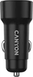 Автомобільний зарядний пристрій Canyon OnDrive 24 24W 2xUSB-A Black (CNE-CCABR2AA) - зображення 4