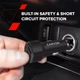 Автомобільний зарядний пристрій Canyon OnDrive 24 24W 2xUSB-A Black (CNE-CCABR2AA) - зображення 8