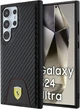 Etui Ferrari Carbon Stitched Bottom do Samsung Galaxy S24 Ultra Black (FEHCS24LN3PUK) - obraz 1