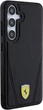 Etui Ferrari Hot Stamp V Lines MagSafe do Samsung Galaxy S24 Black (FEHMS24SP3BAK) - obraz 4