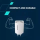 Зарядное устройство для Canyon OnCharge 65RC Build-In Cable USB-C 65W 1xPD 1xQC White (CNS-CURC65ACB) - изображение 12