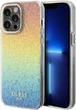 Etui Guess IML Faceted Mirror Disco Iridescent do Apple iPhone 13/13 Pro Multicolor (GUHCP13LHDECMI) - obraz 1